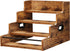 4 Countertop KLM Liquor Bottle Display Shelf, Coffee Syrup Rack Organizer, Step Liquor Wine Rack, mini bar,liquor