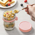 4 Pack 16 oz LANDNEOO Overnight Oats Containers with Lids and Spoons, Glass Mason Jars with Airtight Lids, Overnight