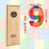 Hongplus 3D 4 4th 4th Colorful Building Block Number Candle Birthday Candle Candy Building Block Bricks Happy Birthday