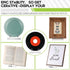 Yousoontic Clear Acrylic Book Stand, Easel Display Stand for Picture, Book, Decorative Plate, Platter (4 x 6 x 6 Inch)