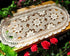Laivigo Handmade Crochet Lace Oval Lucky Flower Tablecloth Table Runner Doilies, 12x24 Inch, Beige