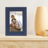 Lawrence Frames 4x6 Durham Picture Frame, Weathered Navy Blue Wood