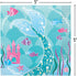 Mermaid Design Beverage Napkins (Pack of 16) - Perfect for Under-the-Sea Themed Parties