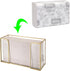 Sumnacon Countertop Bathroom Paper Towel Dispenser Glass Paper Towel Dispenser for Home Bathroom Kitchen Office Toilet