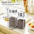 DWTS DANWEITESI Large Salt and Pepper Shakers Set, Cute Farmhouse Kitchen Spice Jars with Stainless Steel Lid