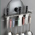 ASkinds Utensil Hanging Rack, Stainless Steel Wall Mounted Pot Pan Lid Holder for Kitchen Storage