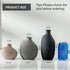 Set 3, Ceramic Vase of Small Modern Rustic Pottery Vases for Home Decor,Farmhouse Flower Vase for Pampas Grass, Dried