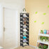 UrMsun 10-Tier Vertical Shoe Rack, Tall Narrow Shoe Shelf Space Saving Organizer for Entryway Door Small Space