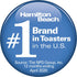 Hamilton Beach 2 Slice Toaster, Extra-Wide Slots, Bagel Setting, Stainless Steel, Auto-Shutoff & Cancel Button