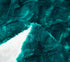 50" 60" DaDa Bedding Lavish Emerald Teal Green Faux Fur Fuzzy Throw Blanket - Mermaid Scales Design White Sherpa