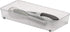 Spectrum Diversified Modern Kitchen Cutlery Organizer Tray, Hexa Drawer, 6 x 12, Clear Frost