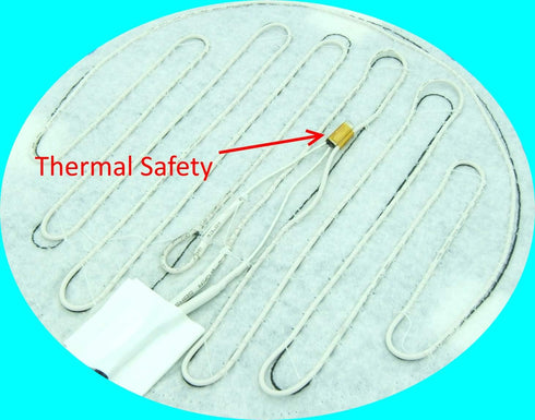 Brewing & Fermentation Heat Pad for Homebrew Beer & Wine, 120VAC 12 or 25 Watt Heating Mat, Safe for Plastic/Glass