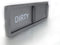 Premium Limited Edition Dishwasher Magnet, Clean Dirty, Unique Stylish Look (Black Stainless)