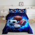 Set Set 1 Feelyou Boys Sports Comforter Football Baseball Soccer Bedding with Pillow Cases Basketball Microfiber Kids