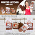 Lobyn Value Packs: 5-Piece Café Latte Kitchen Towel Set - Quilted Oven Mitt & 2 Potholders
