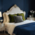 Pack 2 20x20 Inch MIULEE Velvet Ruffle Throw Pillow Covers Soft Luxurious Olive Green of Square Cushions Vintage Gothic