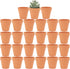 Yishang 2 inch Small Terracotta Pots with Drainage Holes, Mini Clay Ceramic Pottery Planter for Indoor/Outdoor