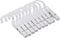 Fox Run Set of 10 Laundry Hooks, White Clothing Pin Hooks