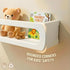 Homewisp Set 3 16.5 Inches) Nursery Shelves for Wall, Premium Bamboo Wood, Fully Assembled - Nursery Book Shelves, Book
