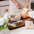 Countertop, 1 NUTRIUPS Ceramic Butter Dish with Lid for Vintage European Butter Holder with Lid, Covered Butter