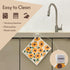 Swedish Dishcloths for Kitchen, 8 Pack Flower Swedish Dishcloths with 3 Clips, 9 Classified Labels, Reusable Paper Towels Washable, Biodegradable, Non-Scratch Cellulose Sponge Cloths, No Odor by Eulnars