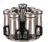 360 Rotating Spice RackSpice Rack Organizer for Cabinet - Includes 6pcs Glass