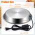 12 Inch 5 Chicken Water Heater Base, Gallons Poultry Drinker Heater Base with Thermostat and Power Cord, Automatic
