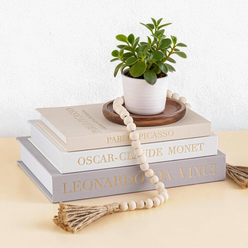Rorgam 5 1 Decorative Books for Home Decor - in Aesthetic Linen Boxes Enhance Your Coffee Table, Bookshelf or Mantel