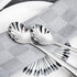 Csinos 304 Stainless Steel Spoon Shell Shape Flatware Spoon Set