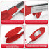 Maywe Tanso 5-Pack Silicone Tongs for Cooking, 4PCS 13-Inch Nonstick Stainless Steel Tongs with Brush