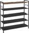 SONGMICS Shoe Rack, 5 Tier Shoe Storage Organizer, Large Shoe Rack Shelf