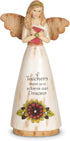 Pavilion Gift Company 03013 Beige Teacher Angel Figurine, 6-Inch