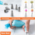 Angadona Macaron Baking Mats Kit (16pcs) - 2 Half Sheet Nonstick Silicone Mat, 6 Piping Tips, 2 Bags, 2 Couplers