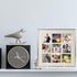 PRETYZOOM Photo Frame Stand, Metal Plate Holder for Display, White Picture Frame, Ceramic Plate, Iron