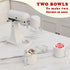 EDWODER Sorbet,Frozen TWO BOWLS Ice Cream Maker Attachment for All KitchenAid Stand Mixer, Makes Homemade Ice Cream