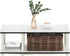 2-Tier 46 Inch Furinno JUST TV Stand, No Tools Mid Entertainment Center with Open Shelf, TV Console for TV up