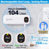 DRMXBU 5 Toothbrush Sanitizer and Holder, Toothbrush Holders for Bathrooms with Light Clean Air Dry, Rechargeable