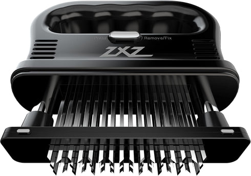 ZXZ Premium Meat Tenderizer Mallet - 48 Stainless Steel Blades for Marinated Meats, Ideal Kitchen Tool for Chefs.