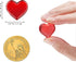 Fangoo 110 Pieces Red Acrylic Heart Gems for Valentine's Day Decorations | Bright Red, 8OZ, Vase Filler, Table Scatter