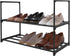 Americanflat 17x26.5 Shoe Organizer - 2 Tier Shoe Rack Storage Shelf with