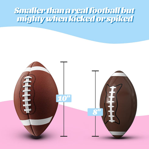 Exciting Gender Reveal Football with Pink & Blue Powder Kit for Baby Reveal Celebrations
