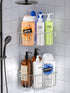 2-Pack SUS304 SMARTAKE Corner Shower Caddy Deep Basket Design, Stainless Steel, Wall Mounted Bathroom Shelf