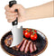 Hanaive 2 Pcs One Handed Rocker Knife for Disabled, Curved Steak Knife, Easy Hold Utensil for Limited Strength