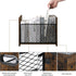 YINMIT Magazine Holder, Large Desktop Rack for Home Office, Farmhouse File Storage Basket for Magazines, Books,