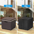18''L 18''W x18''H Kingling Outdoor Cooler Table Cover for Keter Cooler Tables, Waterproof Patio Storage Cooler Table