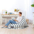 50"x 35" Aubliss Stuffed Animal Storage Bean Bag Chairs Cover, Extra Large Bean Bags Chair for Kids Adults, Beanbag Toy