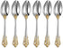 KEAWELL Luxurious 5.1-Inch Espresso Spoons Set - 6 Pieces, Mini Coffee Spoon, 18/10 Stainless Steel, Mirror Polished