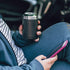 CUULii 12oz Thermos Stainless Steel Bottle Holder and Portable Cooler for Can, Beer, BPA-Free - Black