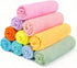 Orighty Washcloths Towels Set 10 Pack, Highly Absorbent and Soft Feel Microfiber