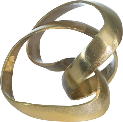 Metal Decorative Object Minimalist Shelves & Coffee Table Decor Aluminum Knot Sculpture